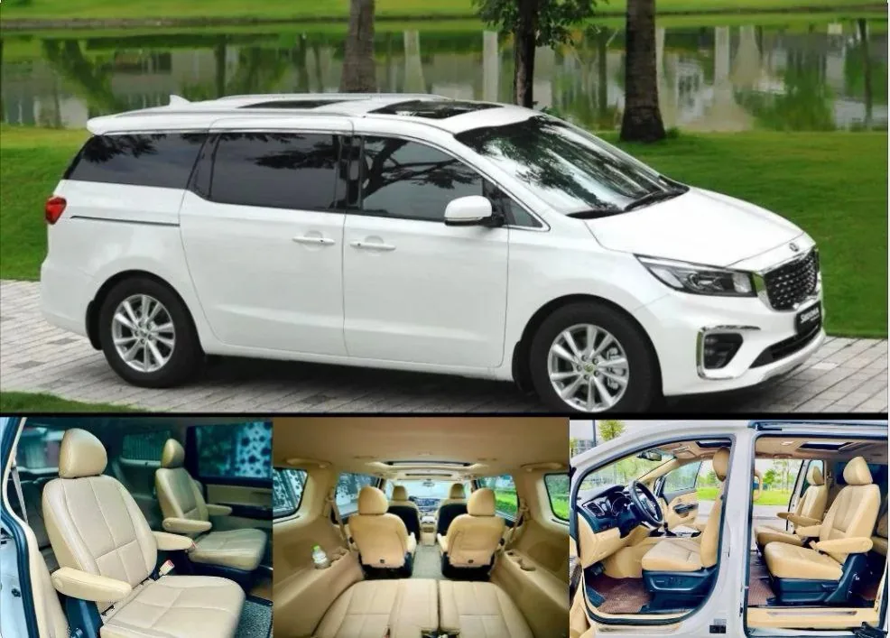 Inside the VIP car used for visa runs